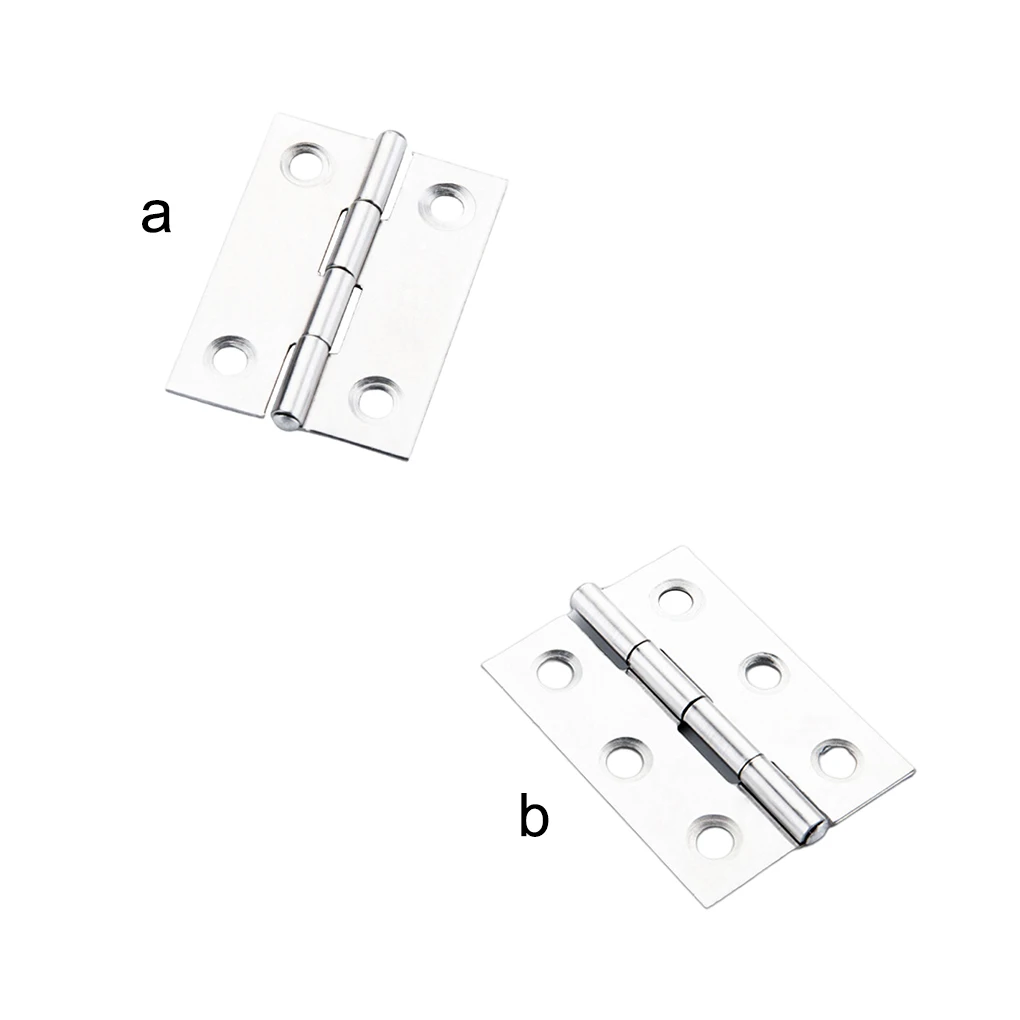 

1 Set 2-inch Stainless Steel Mini Hinges Easy Installation Flat Hinge