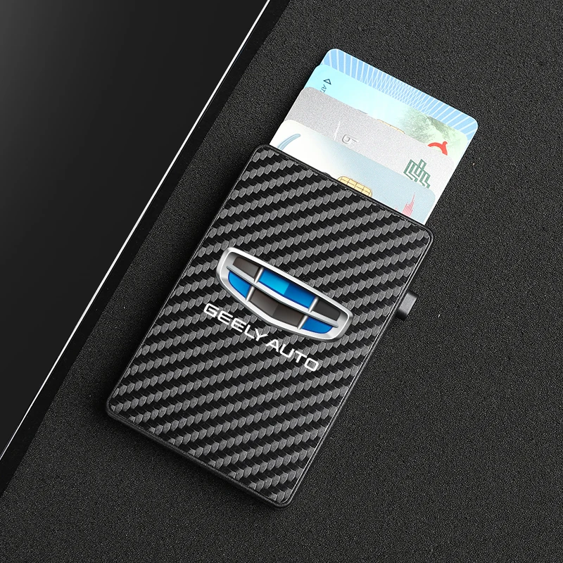 

RFID Противоугонный бумажник из углеродного волокна для geely emgrand gt gc9 gc6 ec718 ec7 ec8 ck GS GL Car