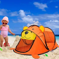 cute cartoon tiger kids tents children play tent indoor playhouses canopy for toddler kids pop up tent for boys girls toys
