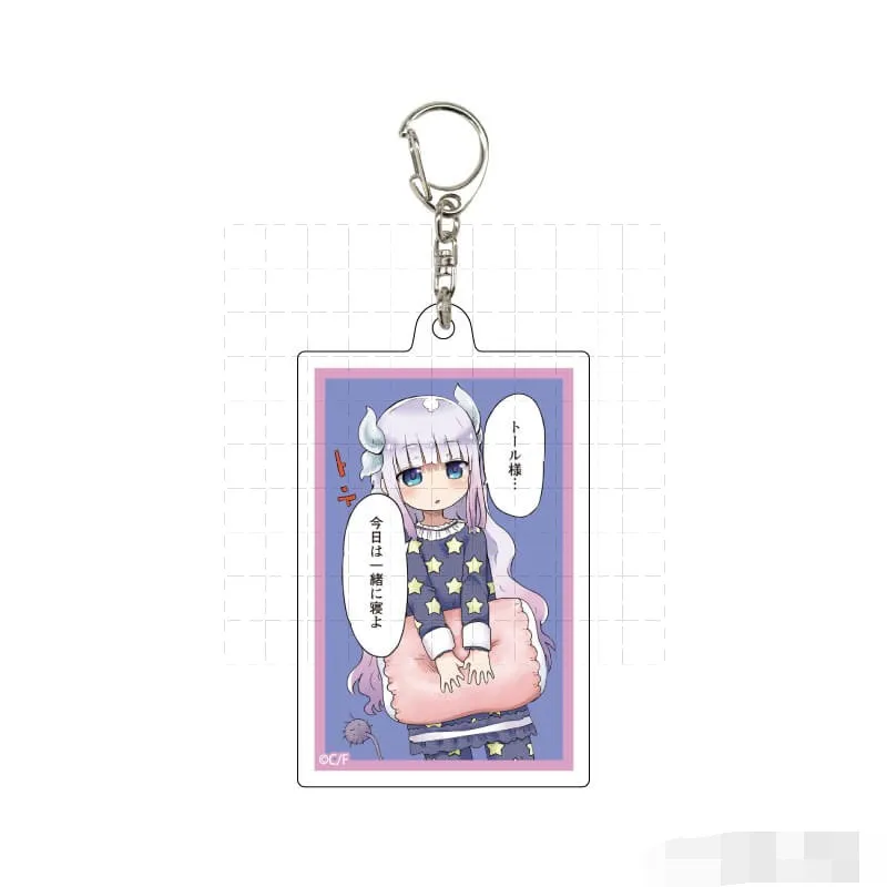 Фото Игра Kobayashi Tohru Tōru Kanna Kamui Joui Elma брелок кукла аниме акриловый брелок кулон для подарка №4