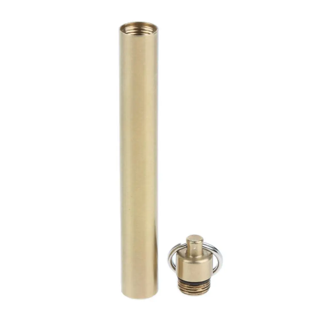 

Водонепроницаемый латунный держатель для зубных палочек, миниатюрная коробка для ушей, брелок для ключей