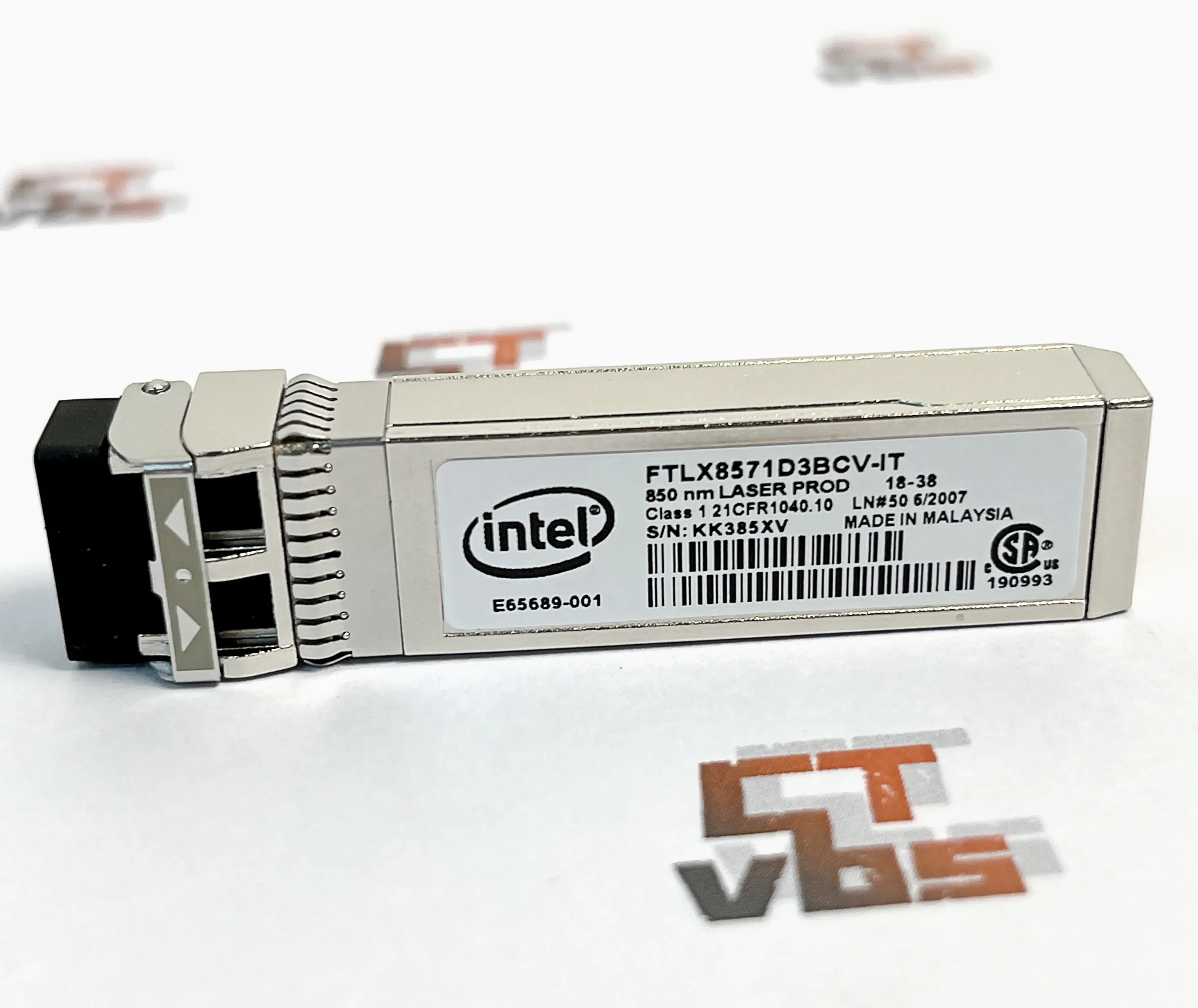 

INTEL E10GSFPSR FTLX8571D3BCV-IT 0Y3KJN / 0R8H2F SFP + трансивер для E65689-001 или X520-DA2 850nm 300m 10G Multi Mode