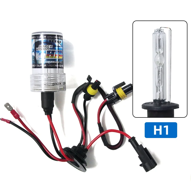 

Hot Selling HID Xenon Headlights Car Headlights H1 Hernia Headlights High Beam Modification Universally Accessories 6000K 3000K