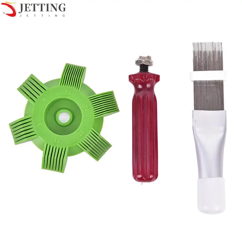 

1set Universal Car A/C Radiator Condenser Evaporator Fin Straightener Coil Comb Plastic Auto Cooling System Repair Tools