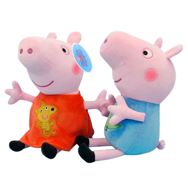 4 шт./набор плюшевые игрушки Свинка Пеппа