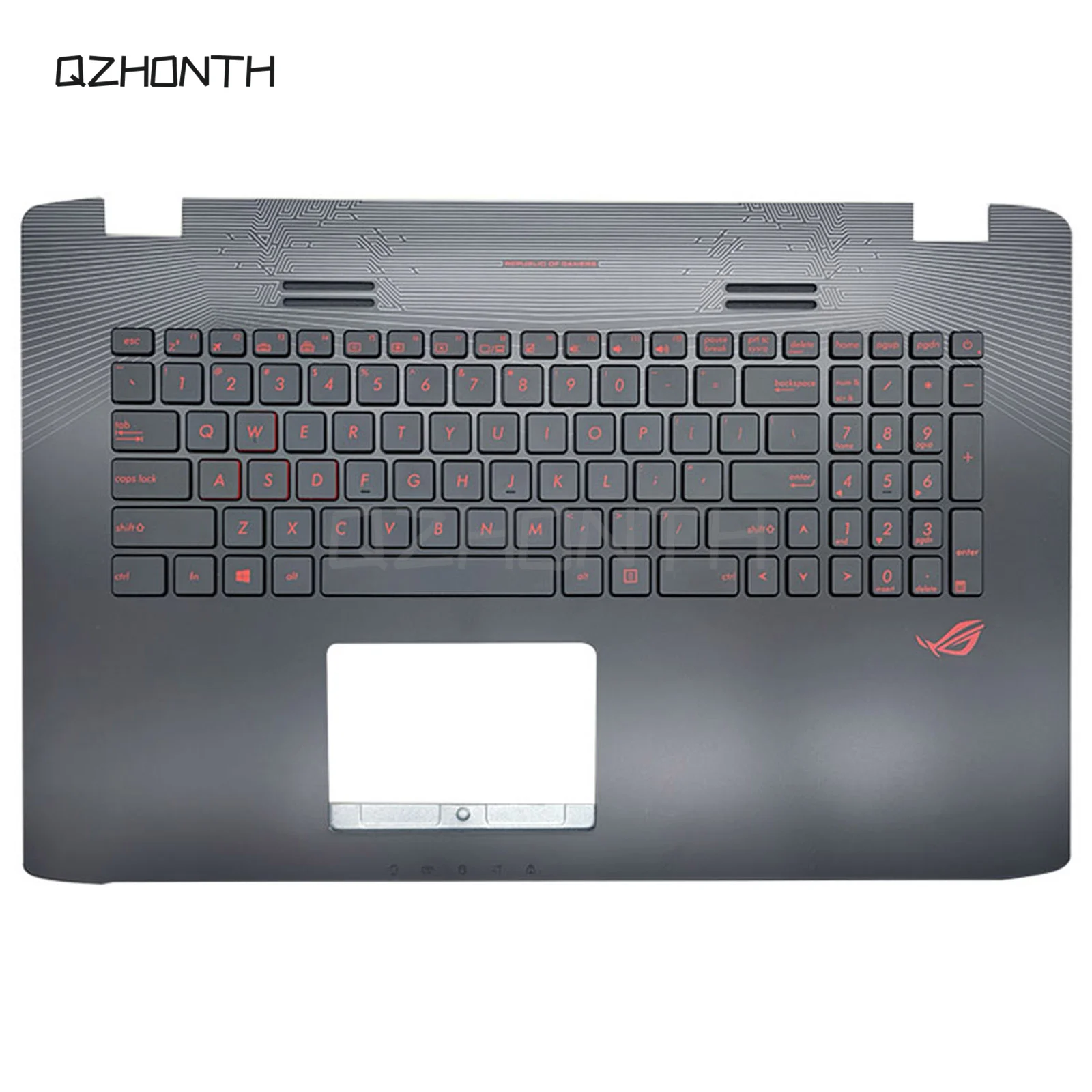 Новинка, подставка для рук для ASUS ROG GL752 GL752VL GL752VW, Верхняя фотография с подсветкой US 17,3
