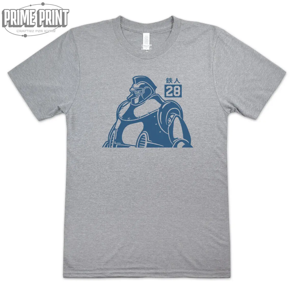 Футболка мужская с графическим принтом Gigantor Tetsujin 28-Go Стандартный крой вырезом