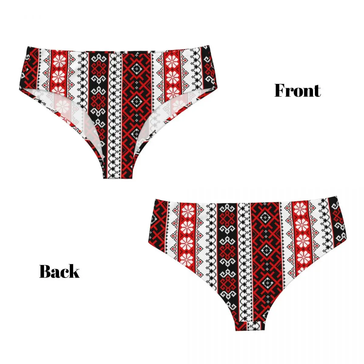 Женские трусики с украинской традиционной вышивкой на заказ женское эластичное