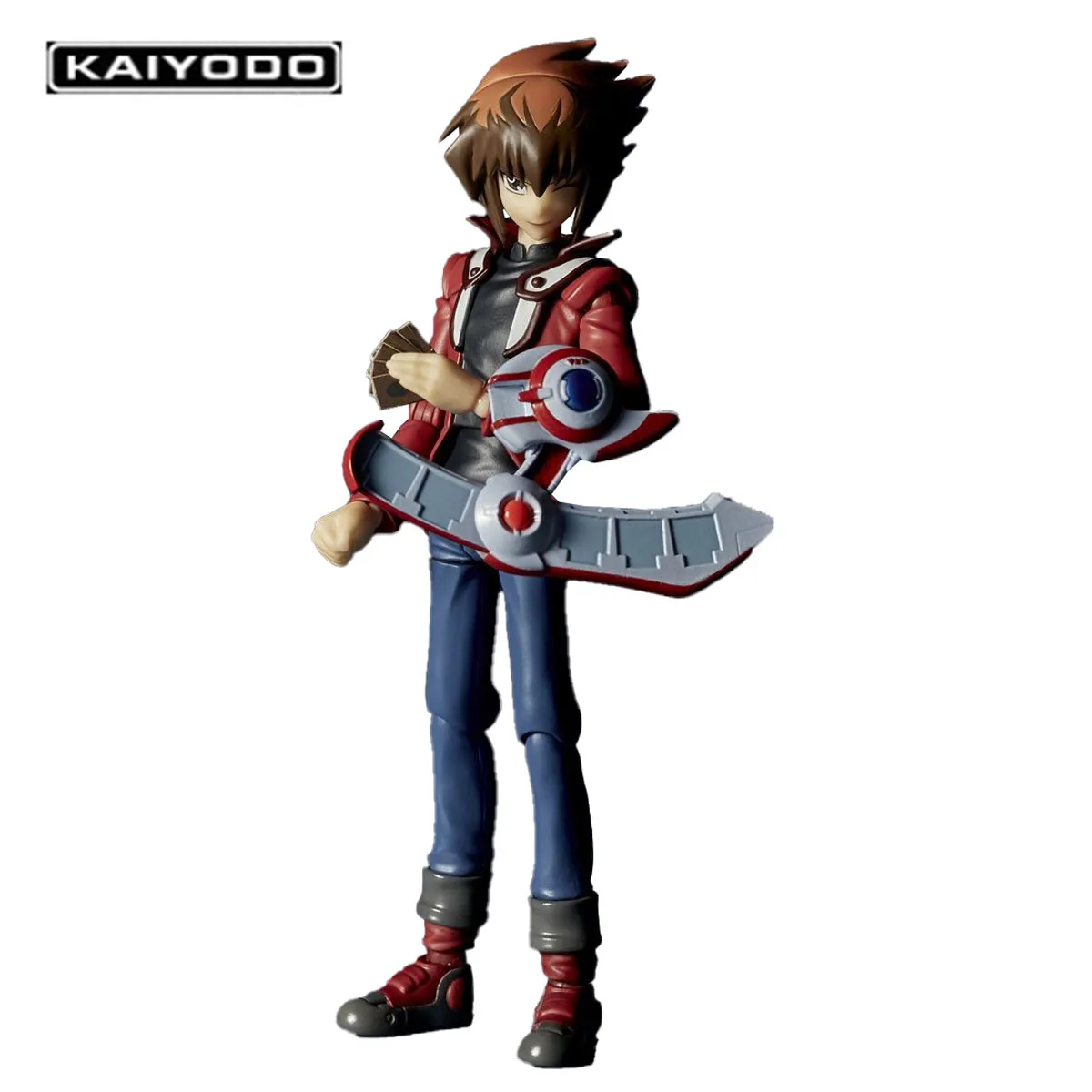 Оригинал в наличии Kaiyodo Revoltech Yu-Gi-Oh! Duel Monsters GX Юки Джудай Аниме Фигурка Коллекция
