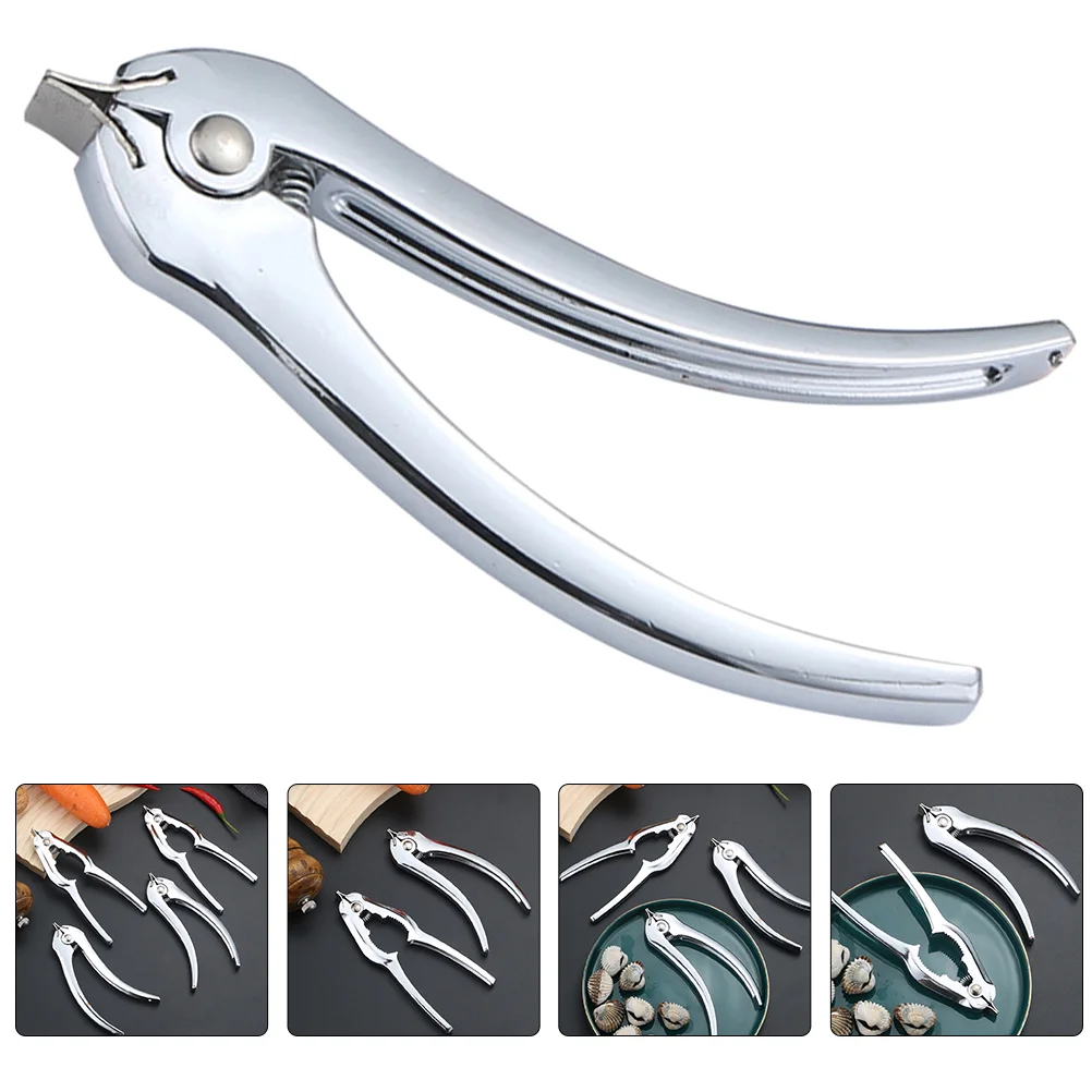 

Convenient Clam Opener Stainless Clam Clip Professional Clam Kitchen Accessory