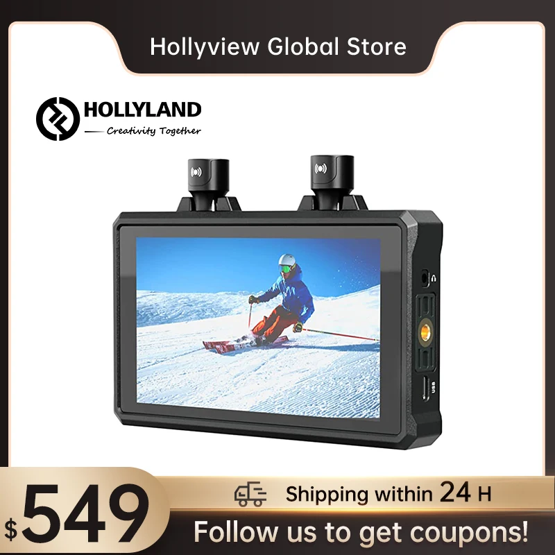

Hollyland Mars M1 4K Беспроводная передача видео, HDMI SDI передатчик, монитор приемника для Flimmaker, Видеограф