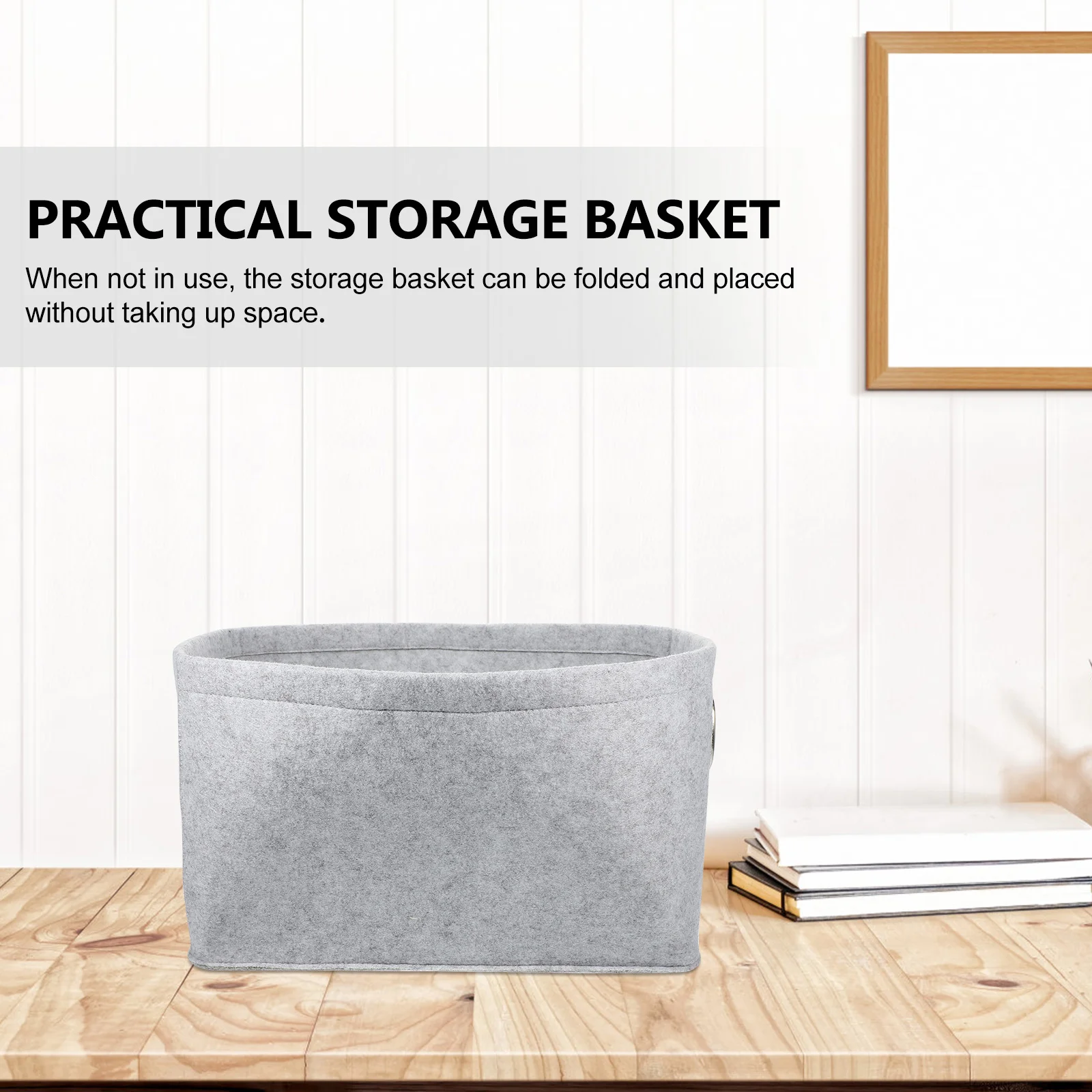 Фетровая корзина для хранения украшение комнаты держатели мелочей корзины