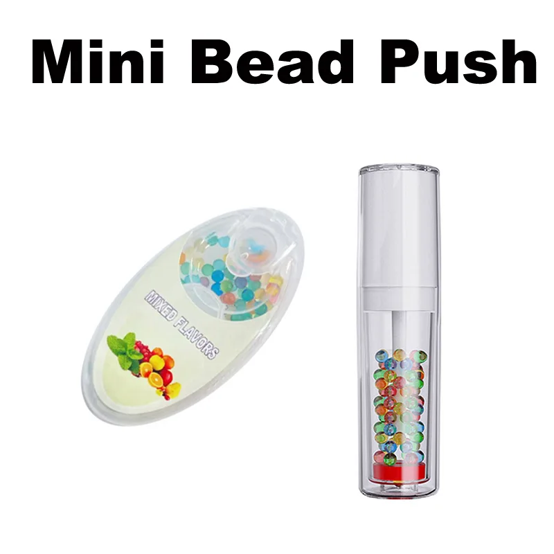 

200PCS Fruit flavour Cigarette Popping Push Ball Hot Sale Mini Pusher Box Portable Simply Explosion Beads smoking accessories