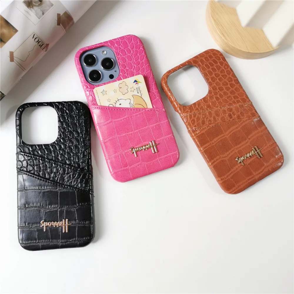 Luxury Business Eidechse Haut Muster Paar der Harte Fall Für Iphone 11 12 13 Pro Max 7 8 Plus Xr X Xs Se 2020 Leder Abdeckung Fundas – Detail 1