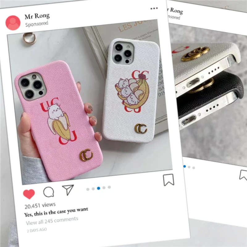 

Banana cat logo, 3D three-dimensional logo, faux leather material, suitable for iPhone 11 121 3