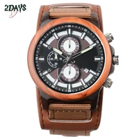 fashion men wooden watch multifunction quartz wristwatch date luminous display nylon sheet strap clock sports relogio masculine