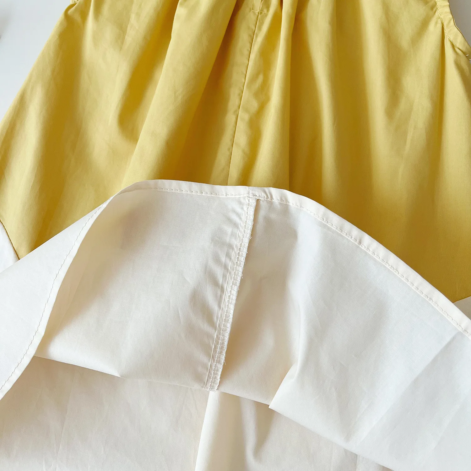 Лето 2024 новое корейское платье без рукавов для женщин и детей одинаковое по цвету