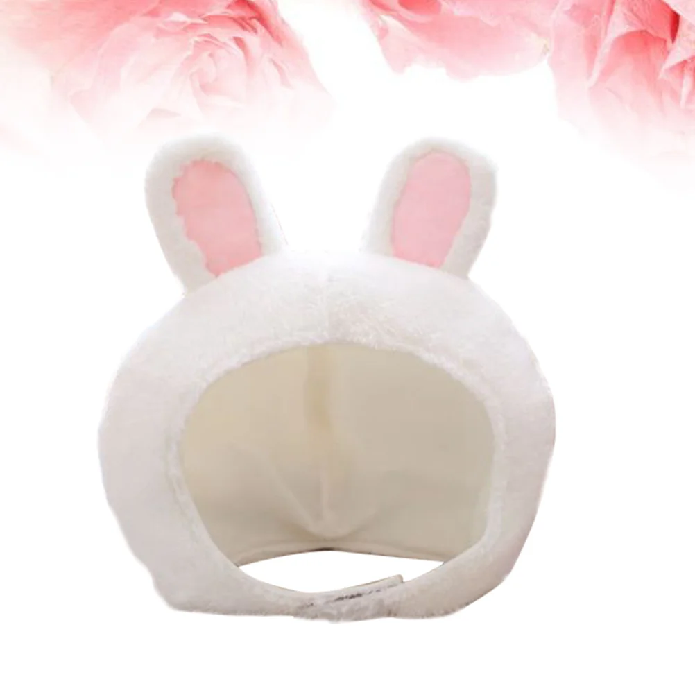 

1 PC Short-pile Velour Furry bunny Hat Earflap Warm for Costume Parties Photo Props