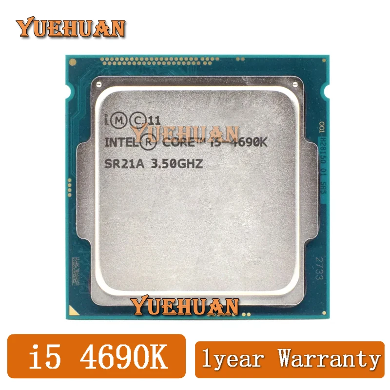 

Used Intel Core i5 4690K 3.5GHz 6MB Socket LGA 1150 Quad-Core CPU Processor I5-4690K SR21A