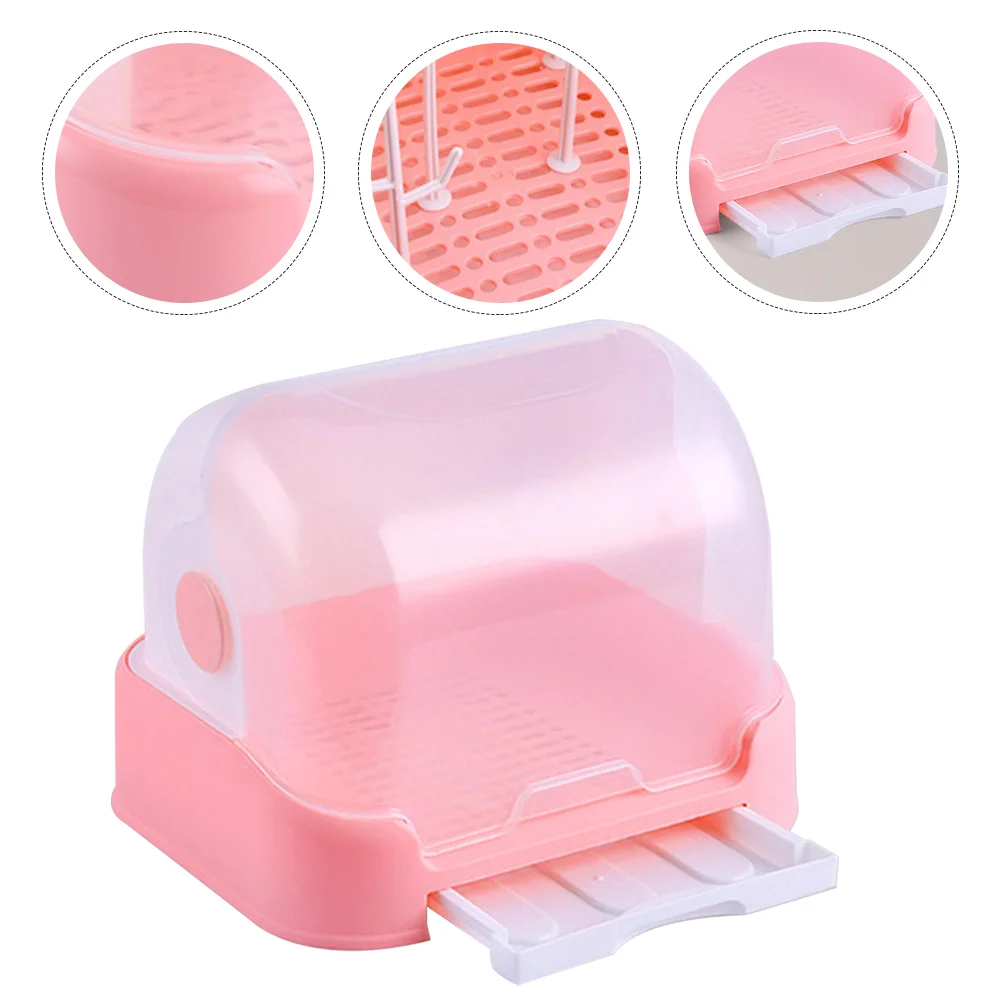 

Rack Drying Bottle Dish Baby Holder Cup Kitchen Drainer Dryer Organizer Cutlery Utensilstorage Nursingbox Standlid Accessories