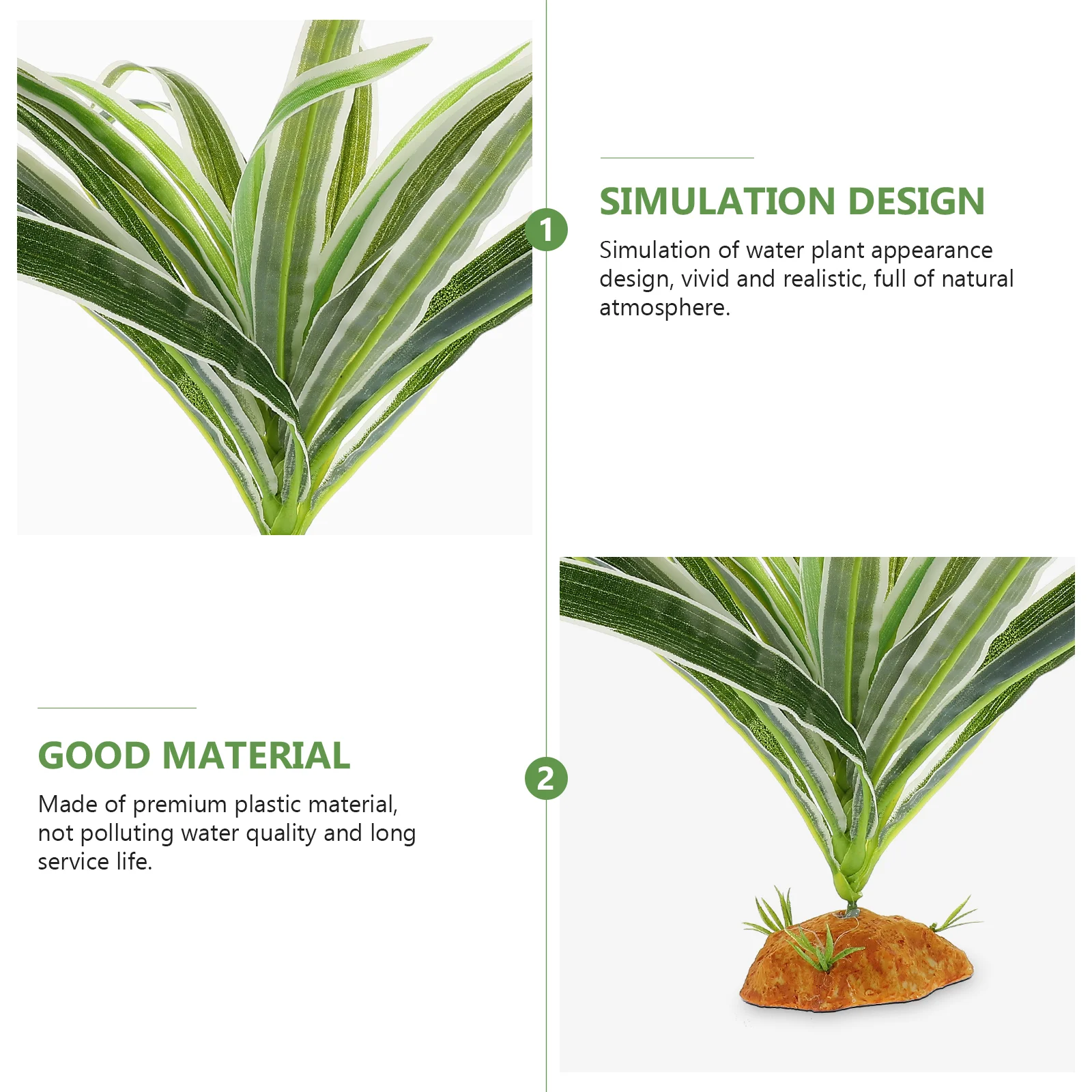 Бородатый дракон аксессуары для аквариума растения рептилий искусственные