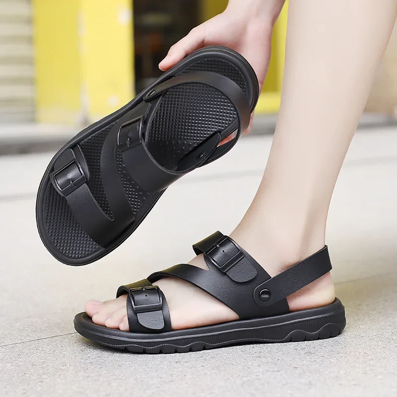 Летние сандалии для мужчин уличные повседневные спортивные тапочки из