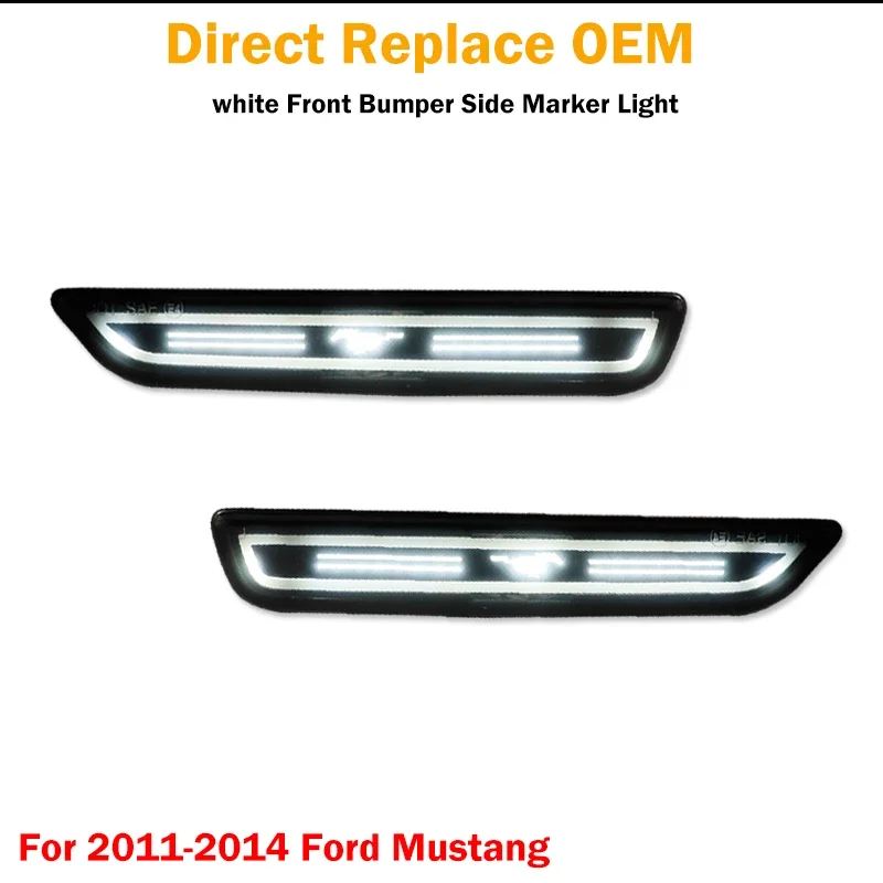 

Янтарный/белый/красный светодиодный автомобильный передний/задний габаритный индикатор для Ford Mustang 2010-up указатели поворота стояночные огни