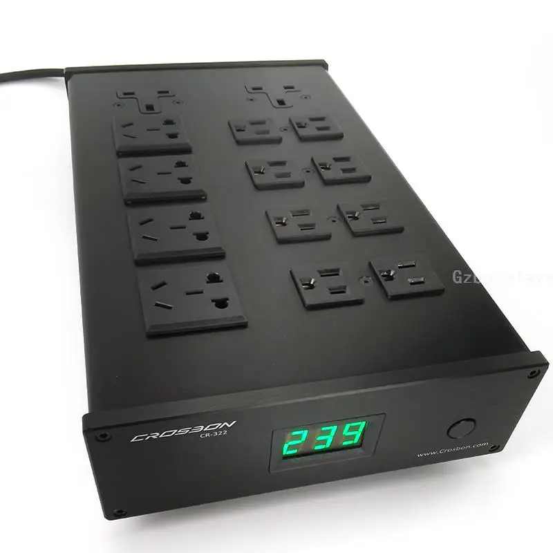 Crosbon CR-322 3000 Вт 15 А Блок питания с неиндуктивным фильтром, процессор для очистки звука, блок питания HiFi