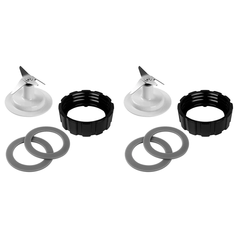 

BMBY-2X Replacement Parts For Hamilton Beach Blender Blades With Blender Base Bottom Cap And 4 Rubber O Sealing Ring Gasket