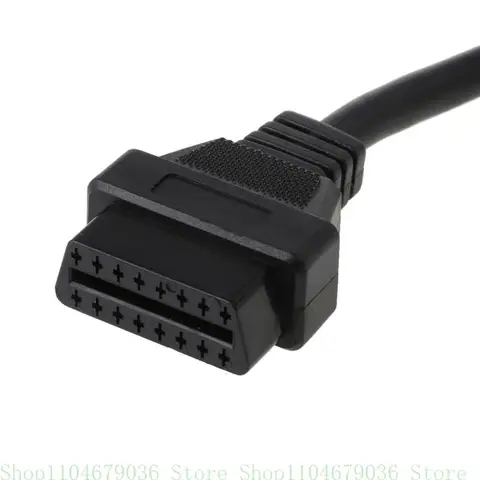 OBD II OBD2 9-контактный на 16-контактный удлинительный кабель «папа-мама» для автомобильного диагностического удлинителя, адаптер, гибкость