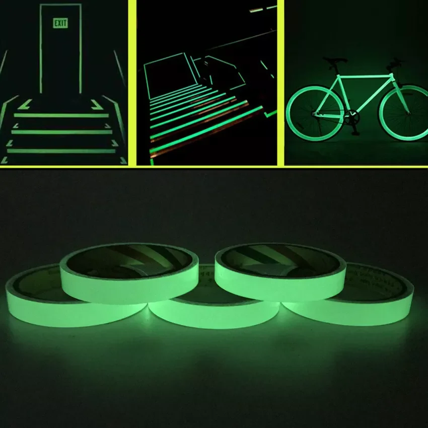 

Luminous Tape Interesting Wall Sticker Living Room Bedroom Eco-friendly Home Decor Decal Glow in the Safety Warning Sticker Tape
