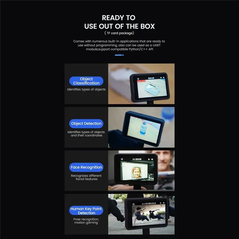 Фото Комплект для разработки ABFN-Maixcam: плата NPU RISCV AI с поддержкой визуальных и аудиофункций, последовательного порта, WIFI6, SG2002 и 4МП камерой, совместимость с Python/C++ №3