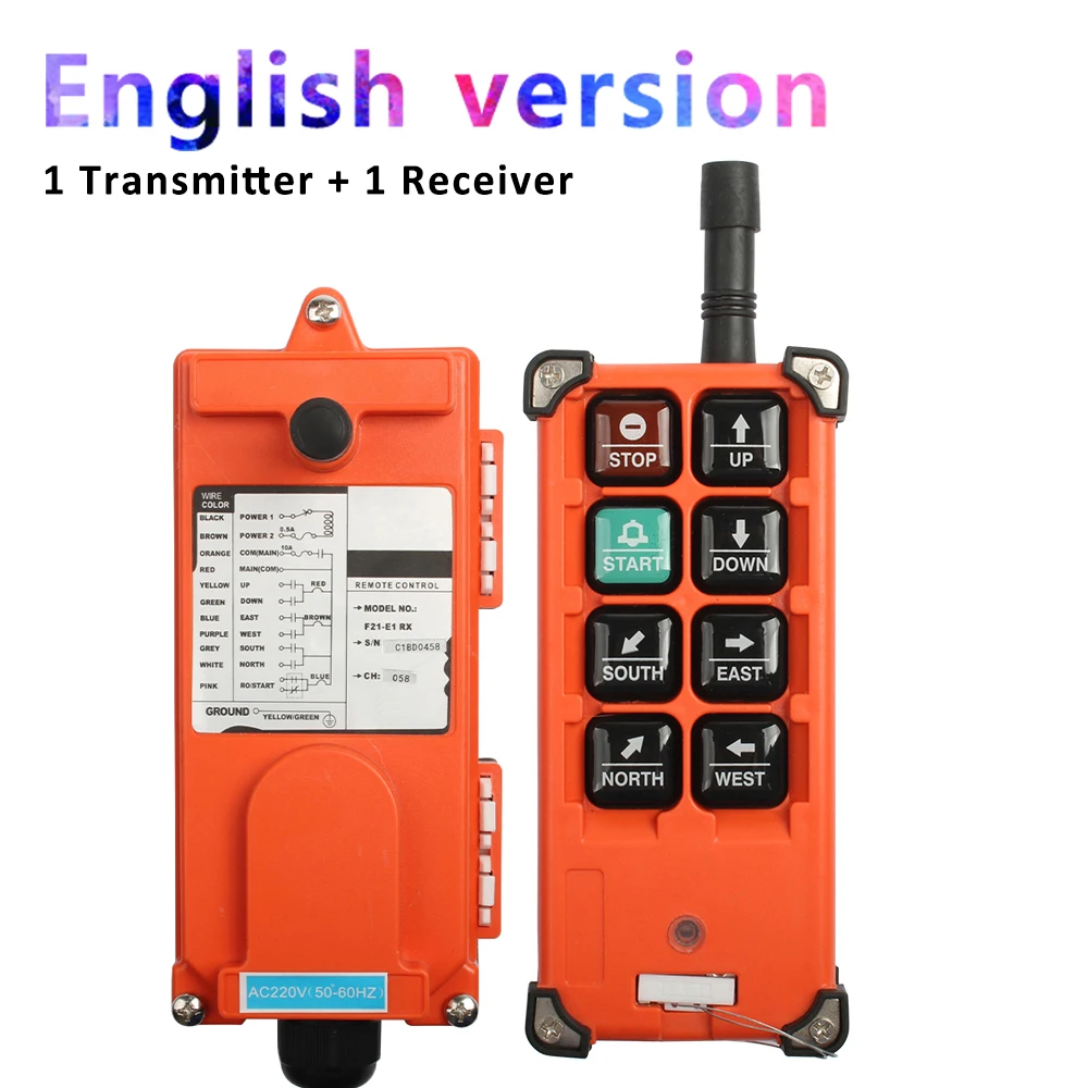 

Беспроводной промышленный пульт дистанционного управления DIANQI, модель 315, 868 МГц