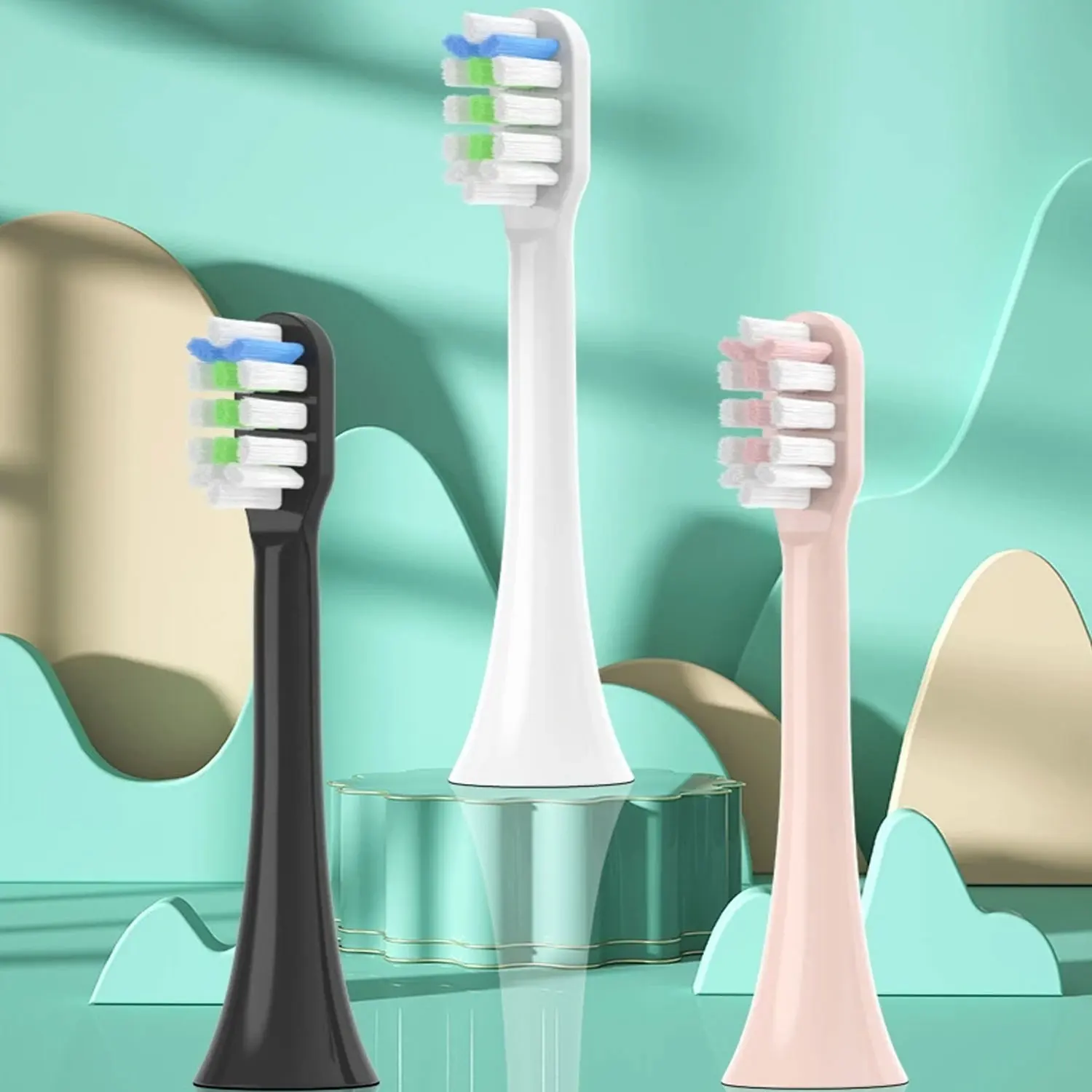 Сменные Насадки Dupont 4 Шт. Мягкая Вакуумная Щетина Для Электрических Звуковых