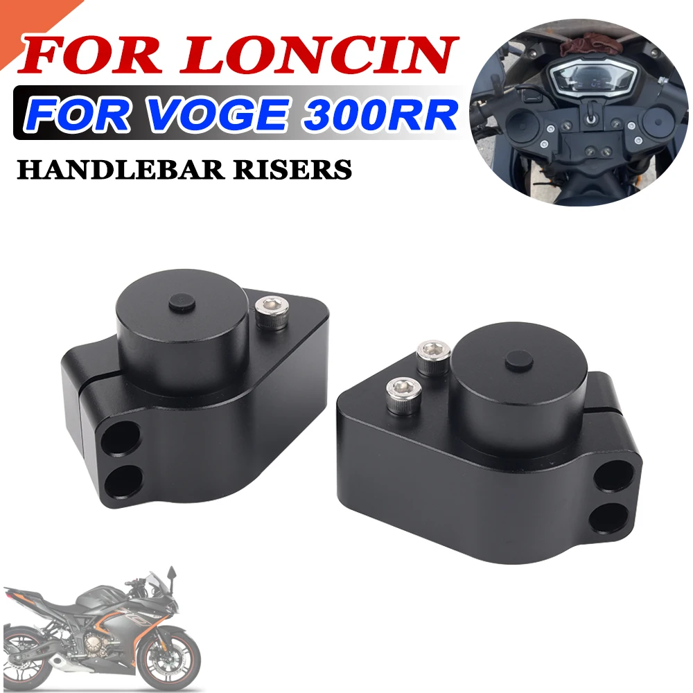 

Motorcycle Head Handlebar Riser Handle Bar Mount Clamp Adapter Heightening 45mm FOR LONCIN VOGE 300RR 300 RR Accessories