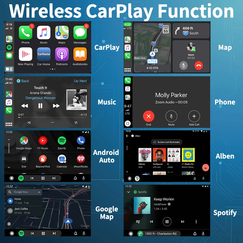 RMAUTO беспроводной Apple CarPlay MMI MIB для Audi A6 A7 2012-2018 Android Авто зеркальная ссылка AirPlay