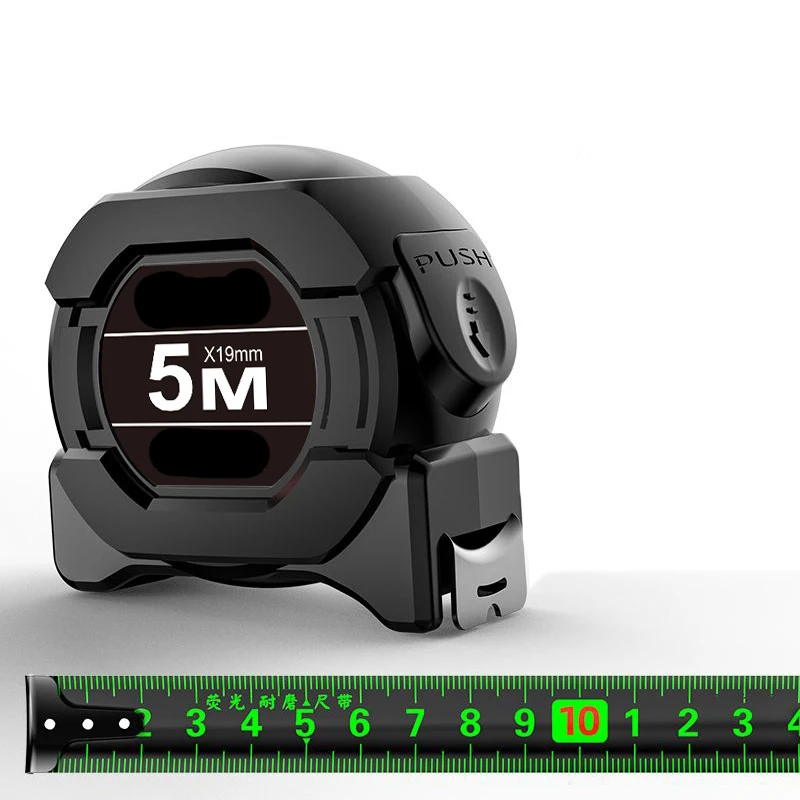 

Measuring Resistant Locking Measure High Tape Tape Thickened Wear-resistant Self Steel Precision Fall Fluorescent Black Tape