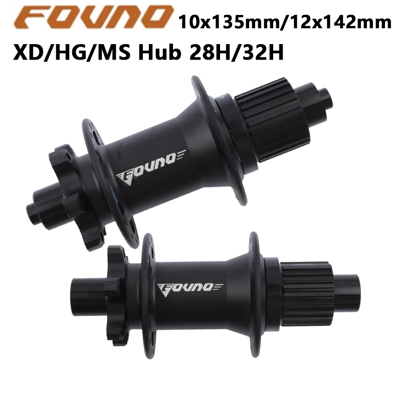 

Fovno Hub HG XD MS 10x135 мм 12x142 мм Задняя Ступица 28H 32H Передняя Ступица с быстросъемным 9S 10S 11S 12S для горного велосипеда