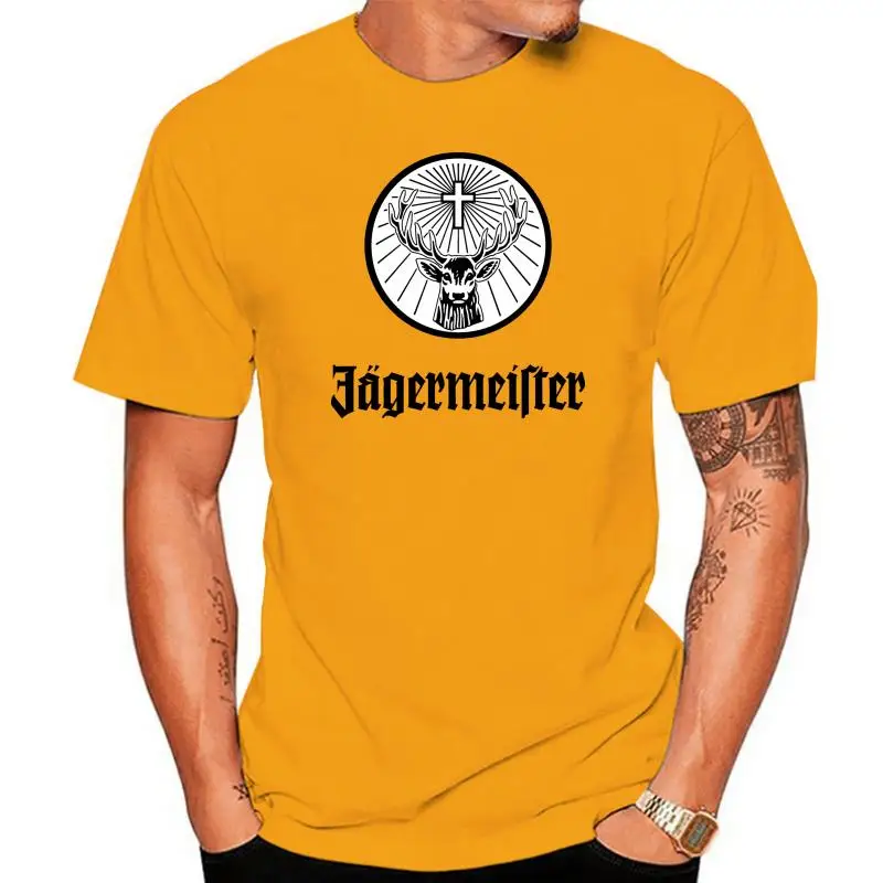 

Jager T Shirt Jagermeister T-Shirt Unisex Cotton Alcohol T-Shirt Drink Beer Loose Size Tee Shirt