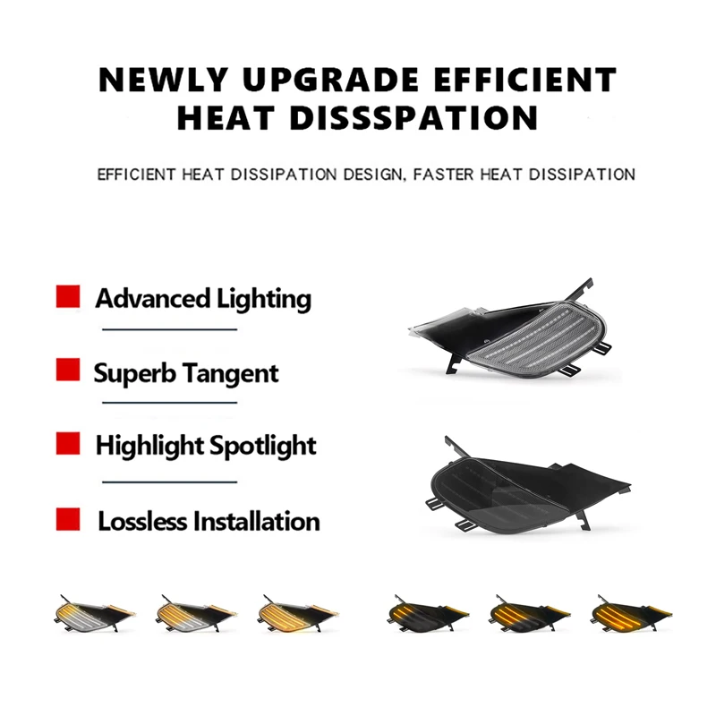 Серебристые и дымчатые линзы для Porsche Cayenne 2003-2006 1 пара последовательная фотолампа