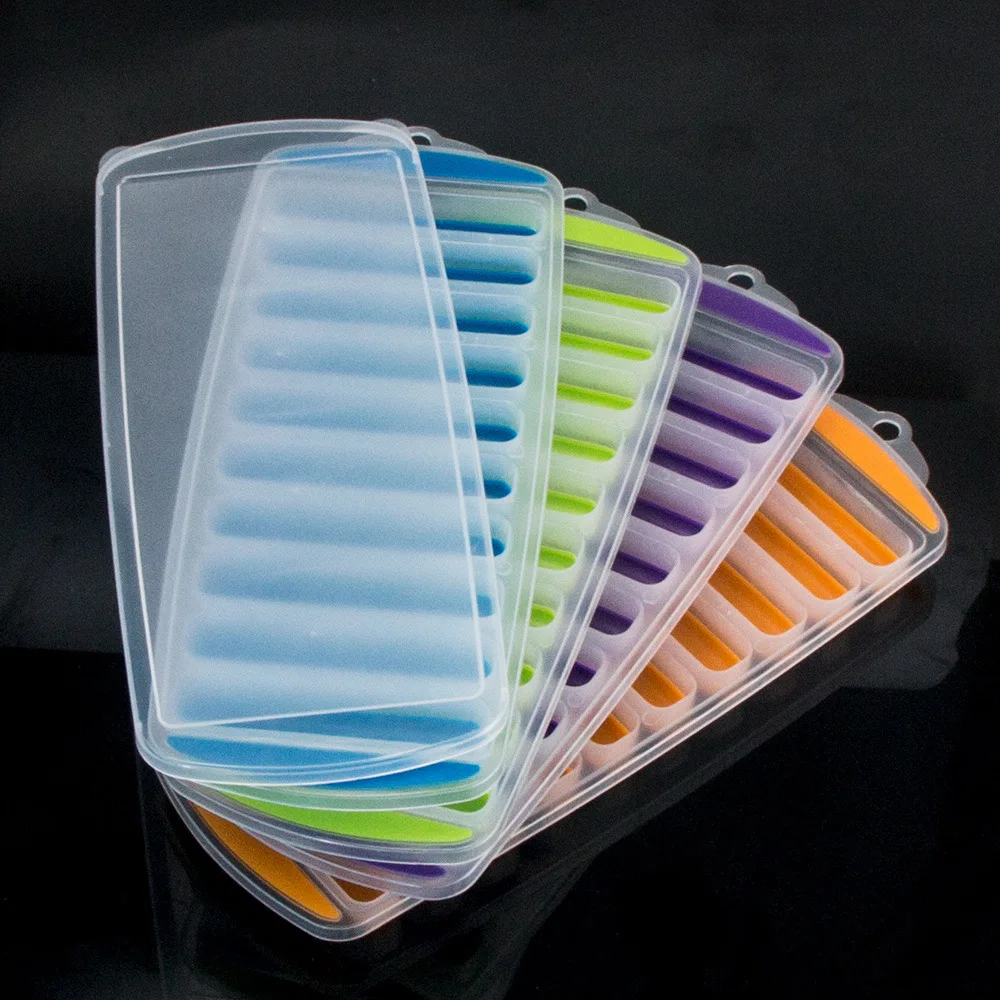 Summer 10 Grid Ice Cube Tray Mold Fits for Water Bottle Ice 