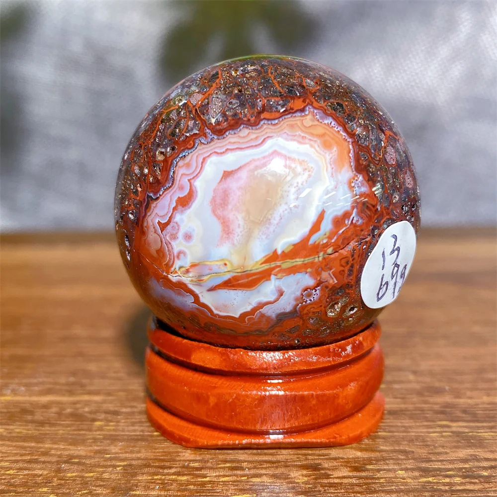 

Мексиканский агат, сферический шар