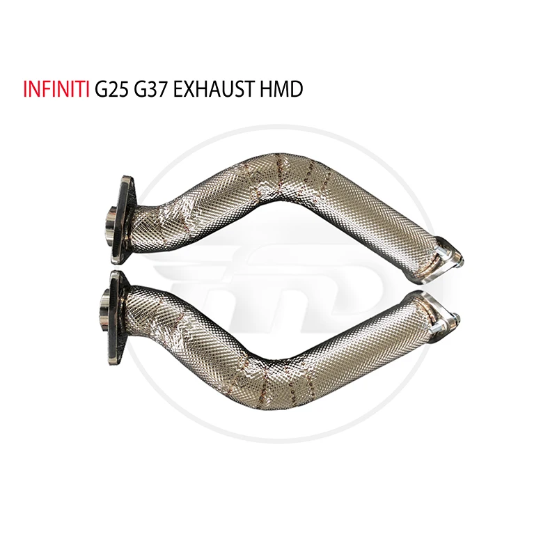 

HMD Exhaust Manifold Downpipe for Infiniti FX35 G25 G37 Car Accessories With Catalytic Converter Catless Intake Header