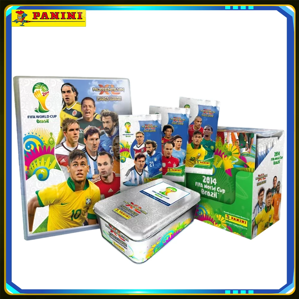 Фото Коллекционные карточки Panini 2014 FIFA World Cup Brazil: Оригинальный импорт из Италии, полный набор для демонстрации, коллекция футболистов, подарок, игрушки №1