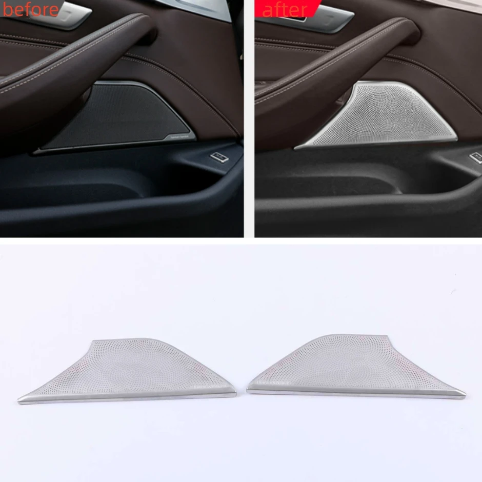 

Автомобильная Передняя и задняя колонка, стерео колонка, дверная колонка, аудио колонка, крышка колонки, отделка для BMW 5 серии G30 2018-2021, аксессуары