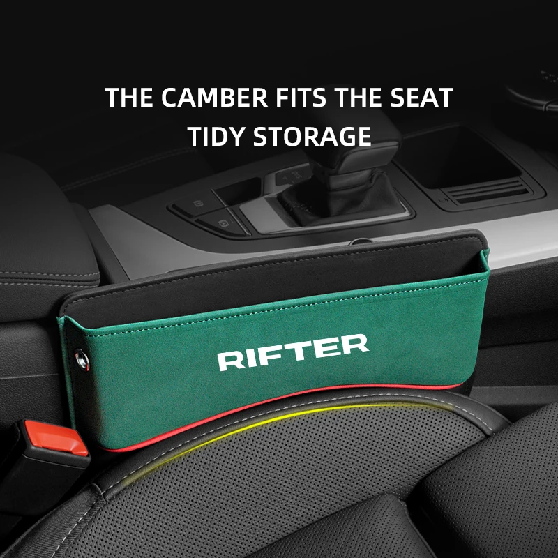 

Multifunction Seat Crevice Storage Box For Peugeot Rifter auto Car Seat Gap Organizer Seat Side Bag Reserved Charging Cable Hole