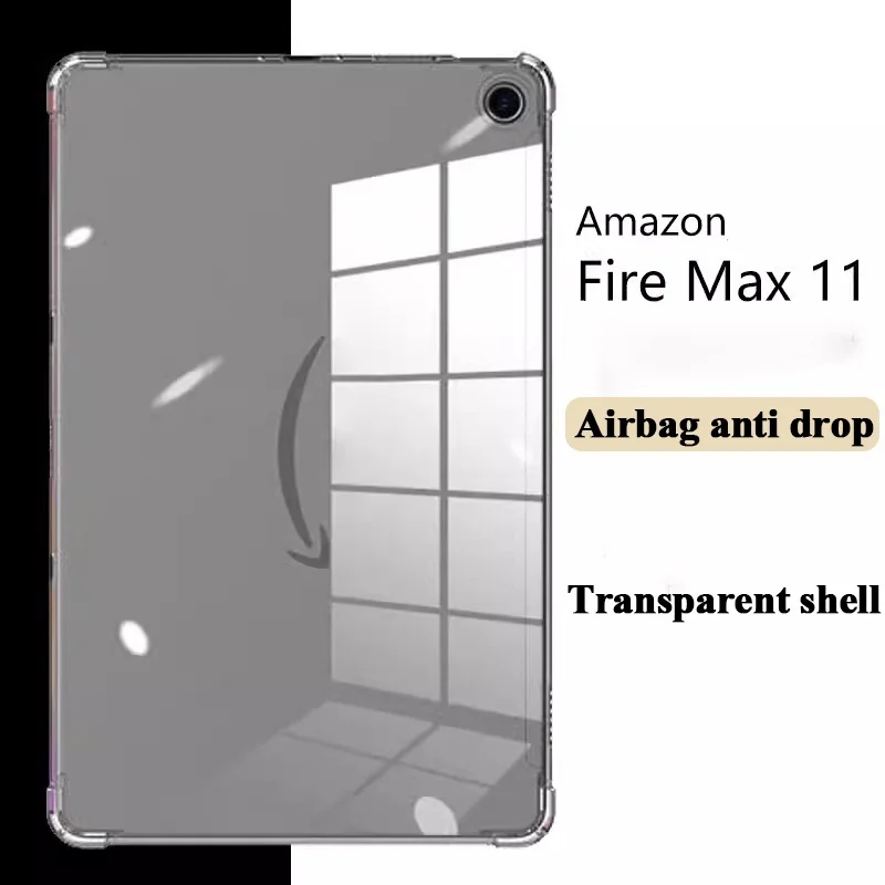 

Case For Amazon Fire Max 11 2023 HD 10 10 Plus 2021 10.1 2019 2017 2015 8 8 Plus 2022 2020 Transparent Acrylic Hard Back Cover