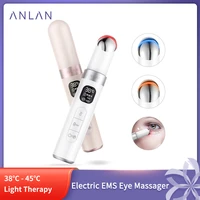 anlan electric eye massager ems eye skin lift anti age wrinkle skin care tool vibration 45%e2%84%83 hot massage relax eyes photo therapy