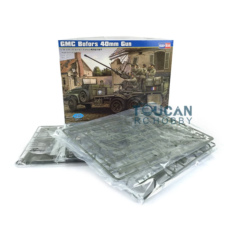 Фото Модель автомобиля Hobby Boss 1/35, Франция, бофоры, 40 мм, пластиковая модель №4