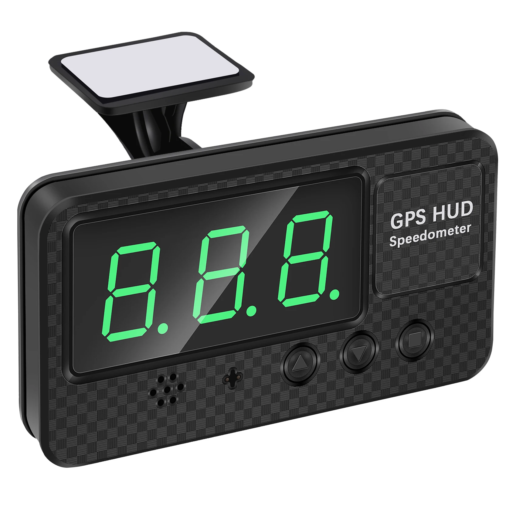 Компьютер с GPS HUD NuméRique de Voiture Affichage TêTe Haute 3 Чехлы сигнализацией Dɺvertissement Survitesse MPH